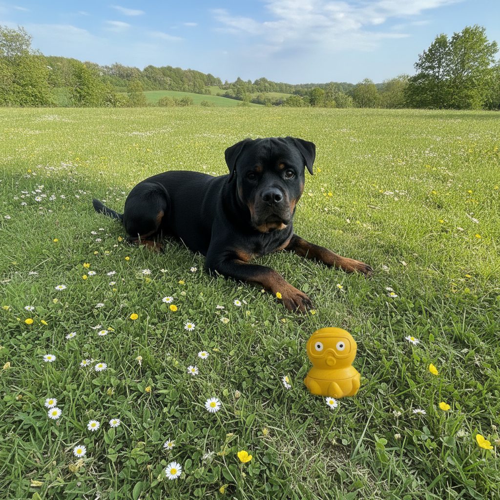 Jouet Canard Résistant pour Chien - Mastication